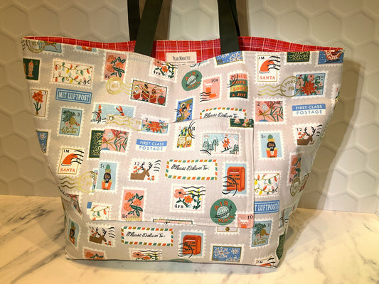 Chubby Tote - Holiday Stamps